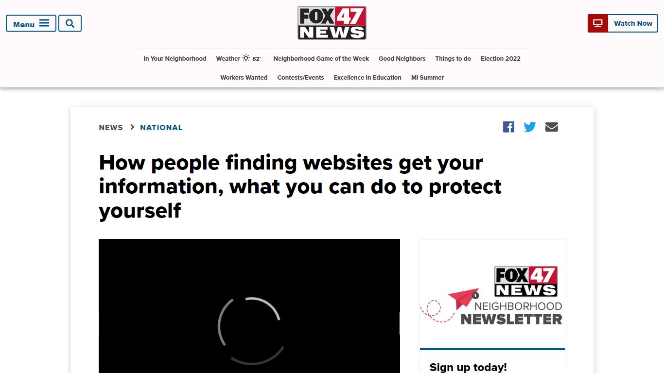 How people finding websites get your information